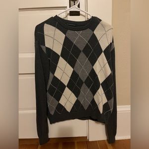 Super cute brandy melville checkered sweater